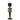 Notenkraker Bont Hoed Resin Zwart Small