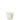 Witte Cementen Bloempot met Ribbelpatroon Small