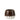 Design Bloempot Twee Kleuren Wit Donkerbruin Medium