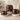 Design Bloempot Twee Kleuren Wit Donkerbruin Large voor modern interieur