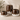 Design Bloempot Twee Kleuren Wit Donkerbruin Medium voor modern interieur