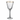 Drinkglas Witte Wijn Rand Glas Transparant/Goud