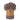 Deken Chenille Polyester Donkerbruin