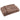 Deken Chenille Polyester Donkerbruin
