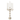 Kaarshouder 5 Arms Ball Aluminium Lichtbeige Large