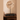 Tafelklok Rond Marmer Beige/Zwart