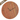 Wandklok - Rond - Marmer - Terracotta/ Zwart