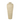 Vloervaas - Cilinder - Aluminium - Beige/ Ecru