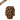 Vaas Fungi Klei Bruin Small