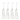 Konijnenhangers - 4 stuks - In Doos - Glas - Transparant