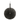 Waaier - Wanddecoratie - Rond - Bamboe - Zwart