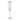 Champagneglas - Hart - Glas - Goud/ Transparant