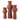 Vaas - Nala - Metaal - Roest Rood - L