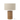 Tafellamp - Schroefdraad - Wijd - Hout - Naturel/ Grijs