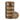 TWEEDE KANS - Windlicht - Chique - Glas - Bruin/ Goud - XL