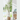 Kunstplant - Fijne Bladeren - Plastiek - Groen/ Zwart