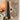 Schilderij - Blad Abstract - Hout/ Canvas - Bruin/ Zwart - Richtjehuisin.nl